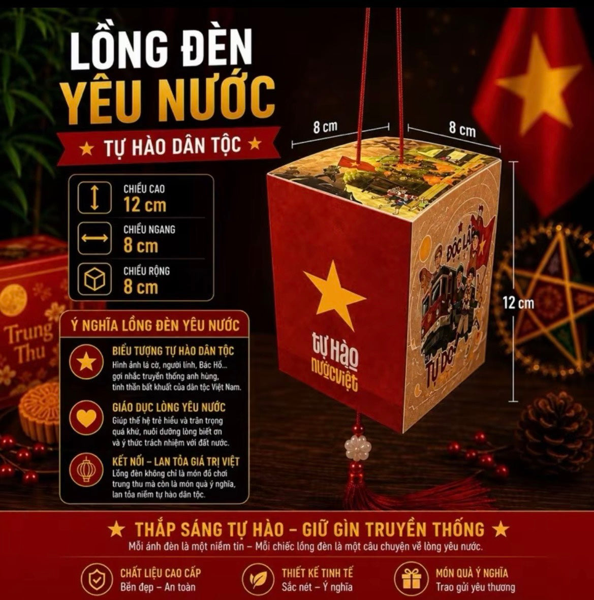 Lồng Đèn Trung Thu Yêu Nước